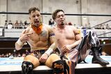 藤田＆イーグルス『SJTL』開幕3連勝！KUSHIDA＆吉岡との“全勝対決”制しAブロック独走「全勝して連覇を獲りに行くぞ！」のニュースの画像